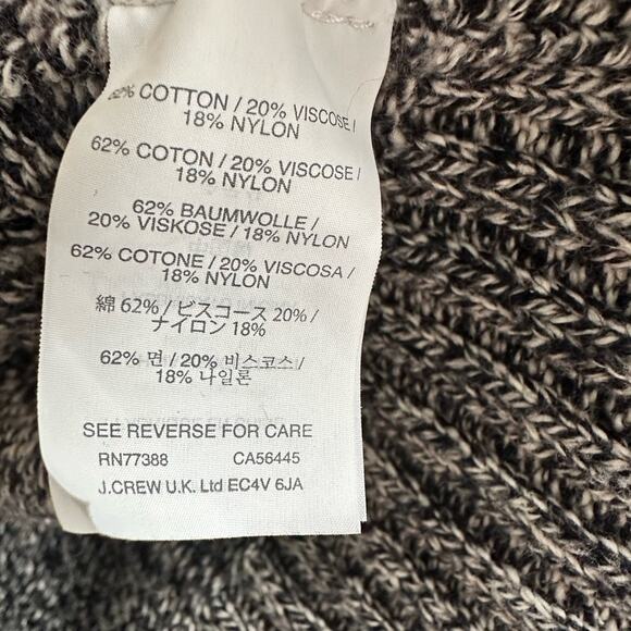 J.Crew Marled Gray Knit Sweater | Relaxed Crewneck Pullover XXS - Picture 4 of 6